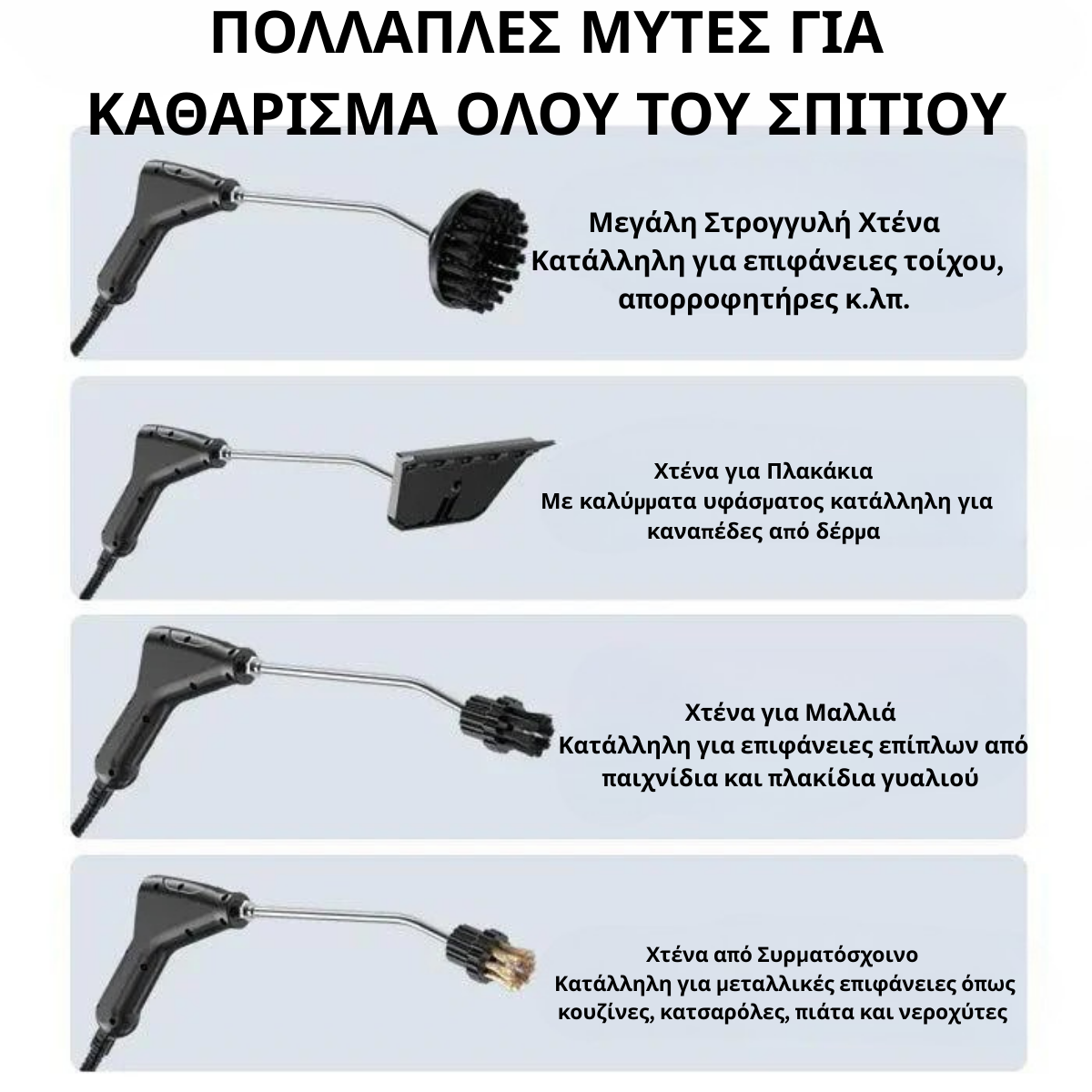 Μηχανή καθαρισμού με ατμό – Super Steam Gun™